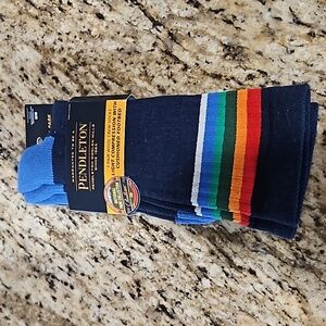 Pendleton National Park Collection Compression with Cushioned Footbed Crew Socks